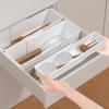 Retractable Kitchen Utensil Organizer: Cutlery, Chopsticks, and Bowl Divider Storage Box