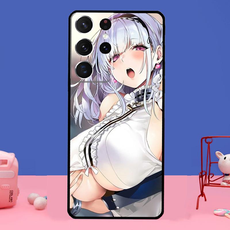 Azur Lane Phone Case For Samsung Galaxy S21 Ultra S20 FE S8 S9 S10 S22 Plus Note 20 Ultra Full Cover