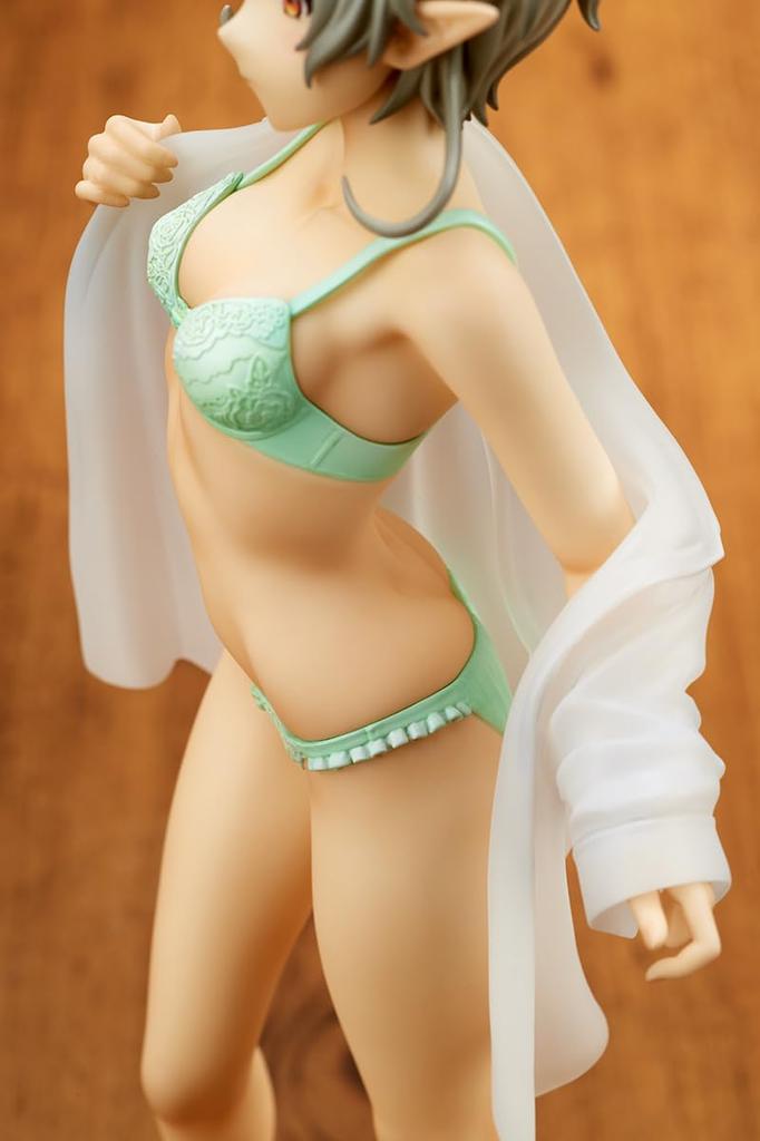 QuesQ (quesQ) Mushoku Tensei II: Jobless Reincarnation II - Sylphiette Greyrat Changing Clothes Mode 17 Scale PVC Painted Complete Figure