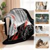 Trendy Anime Flannel Bed Fashion Blanket - Extra Warm Microfiber Sleeping Fashion Blanket 130x150cm