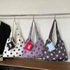 Fashion Polka Dot Crossbody Bag Convenient Lace-up Shoulder Bag  Daily Use