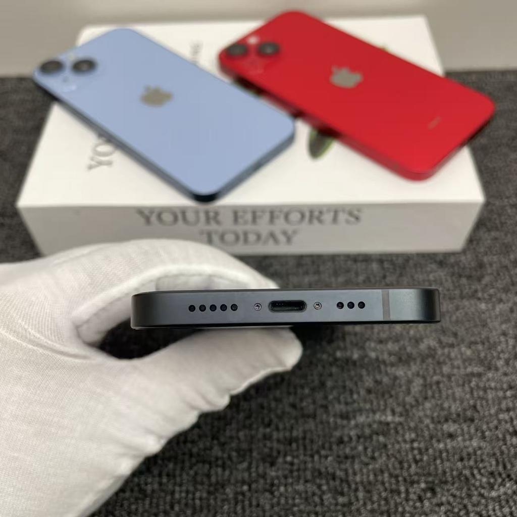 Refurbished Apple iPhone 14 Plus Smartphone with Nano-SIM+eSIM