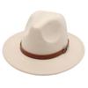 S New Retro British Top Hatsmall Belt Felt Hat Autumn And Winter European And American Jazz Hat Ins Style