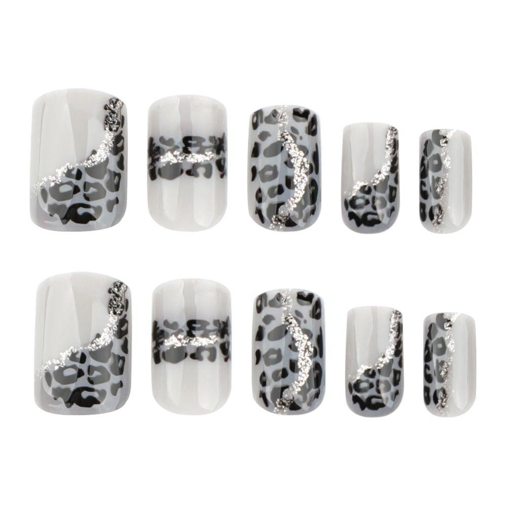 Long Almond and Ballerina False Nails Cat Eye Nail Tips Manicure Press on Nails DIY