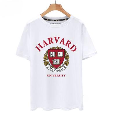 American College Group Cotton Short-sleeved T-shirt Cultural Revolution Street Wear Culture Men Clothing  Quick Dry