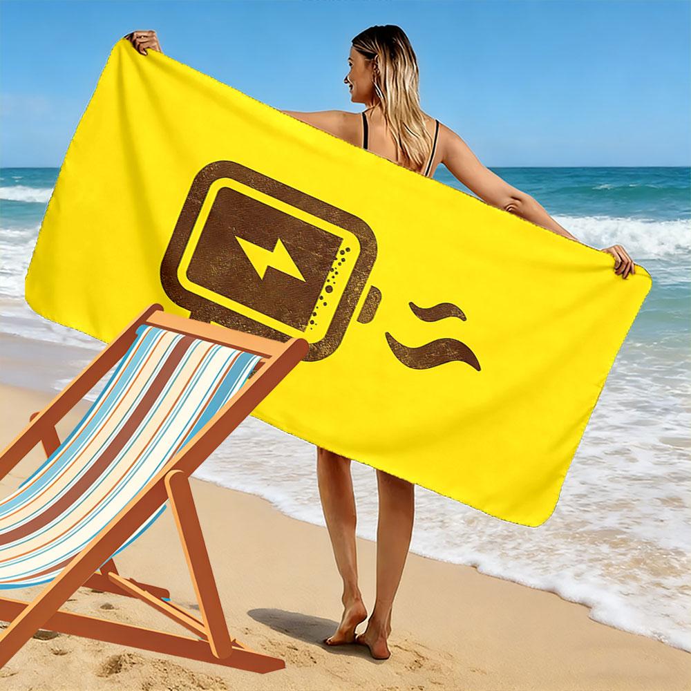 Coffee Mug with Lightning Bolt A must-have beach towel for beach travel