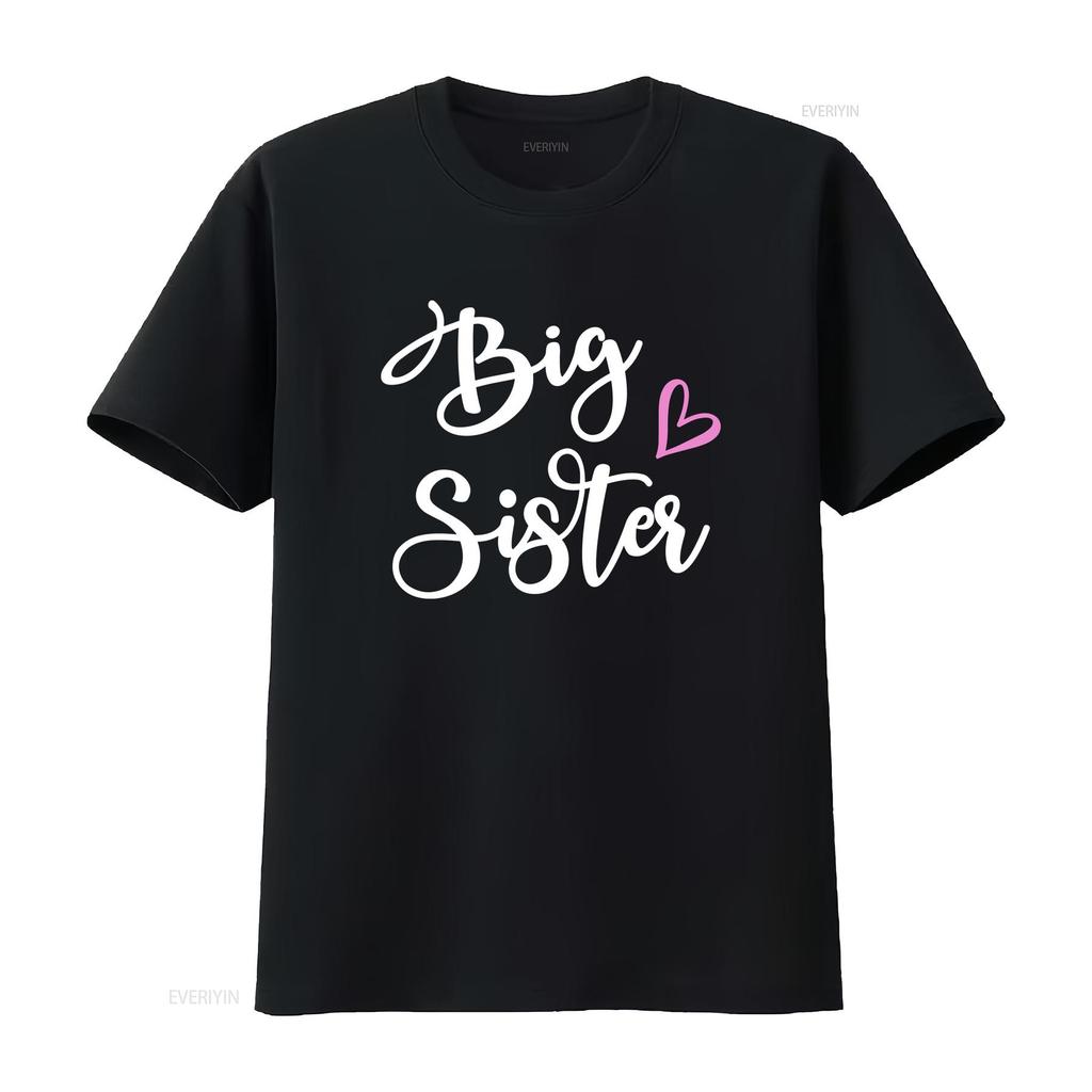MISS POPULAR Big Sister T Shirt for Sis Announcement Promoted To Everyday Wear Toddler Girl Sizes Vintage Washed Graphic