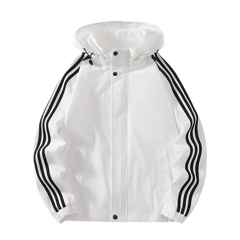 Vielseitige Herren-Kapuzenjacke: Winddicht, Wasserdicht, Frühjahrs-/Herbststil, Ideal zum Bergsteigen