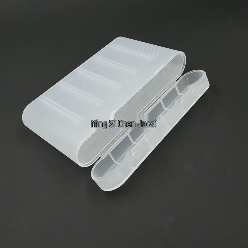 6-Cell 18650 Lithium Battery Storage Case - New PP Material Protective Box