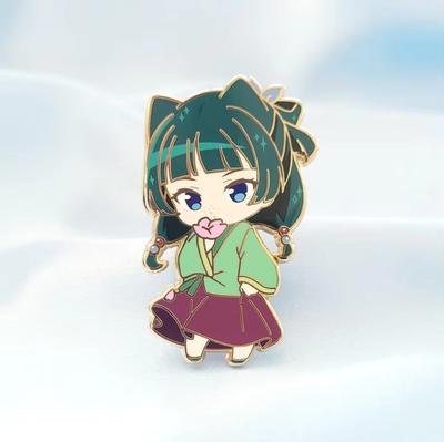 Fashion Maomao Enamel Pin Anime Character Cute Expression Lapel Pin Badge Fans Gift