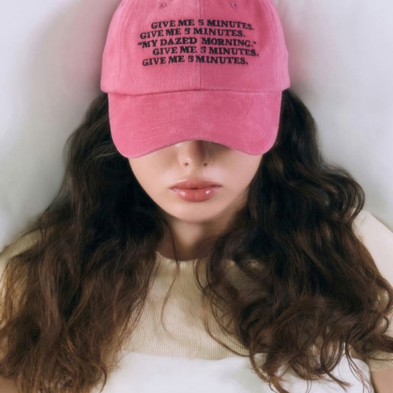 

Ar:cy 5 MINUTES BALL CAP [PINK] Free