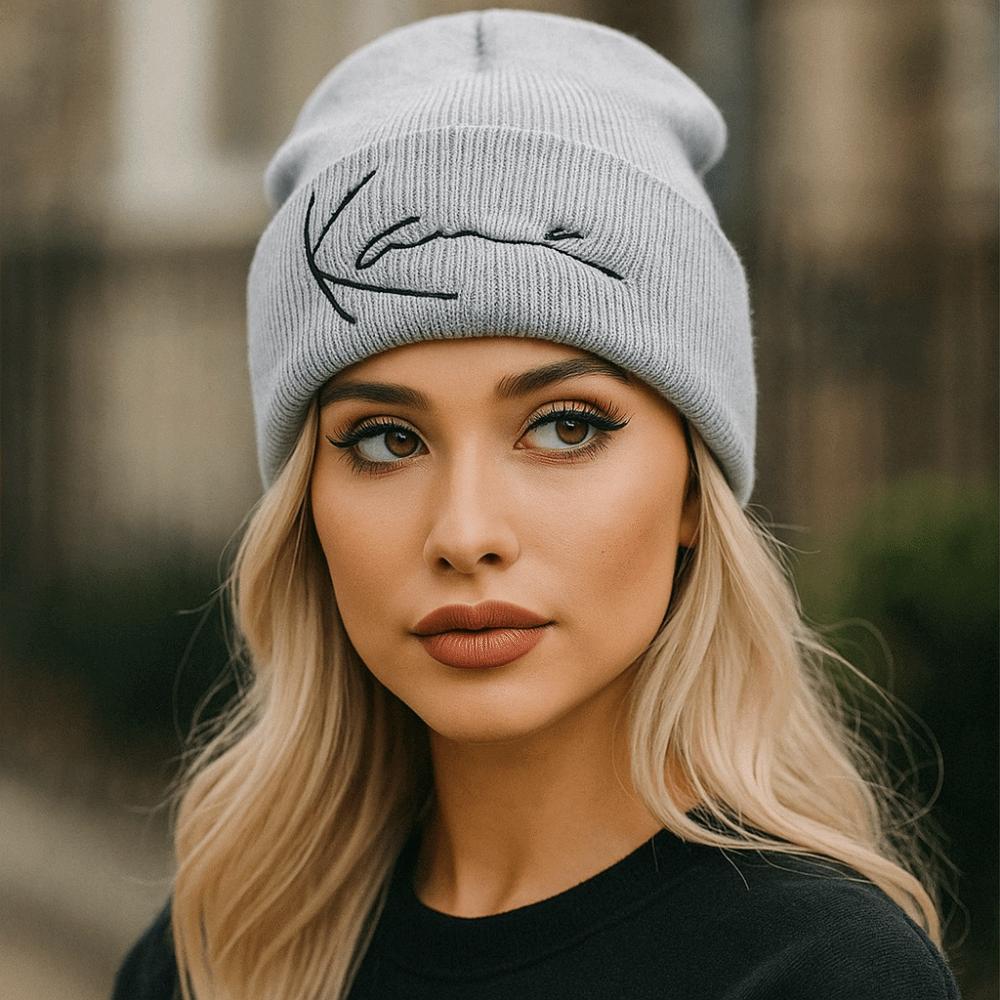 Woolen Letter Knit Hat Ear Protection Female Beanie Caps Ladies Casual Cap for Woman/Men