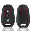 Silicone Car Key Case Cover Shell Fob Holder For Peugeot 308 408 508 2008 3008 4008 5008 For Citroen C4 C5 C6 C3-Xr Accessories