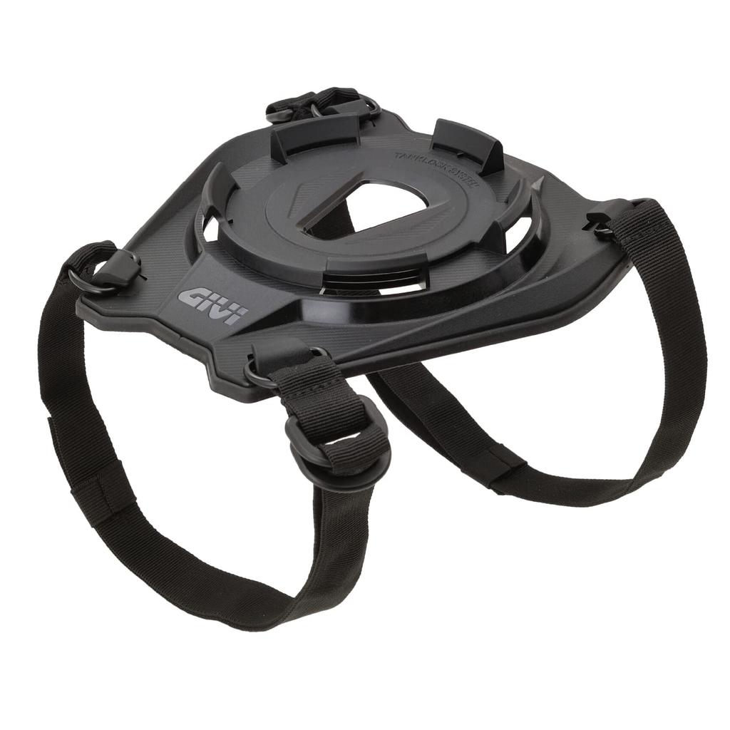 Givi S430 17874 Motorcycle Tank Bag, For Both Tank Lock and Tail Lock, Seat Lock Flange