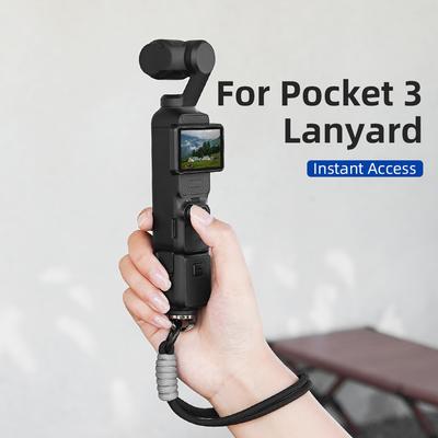 Hand Strap Lanyard for DJI OSMO Pocket 3 with 1/4 Inch Screw Camera Wrist Strap Lanyard Handheld Gimbal Stabilizer Accessories
