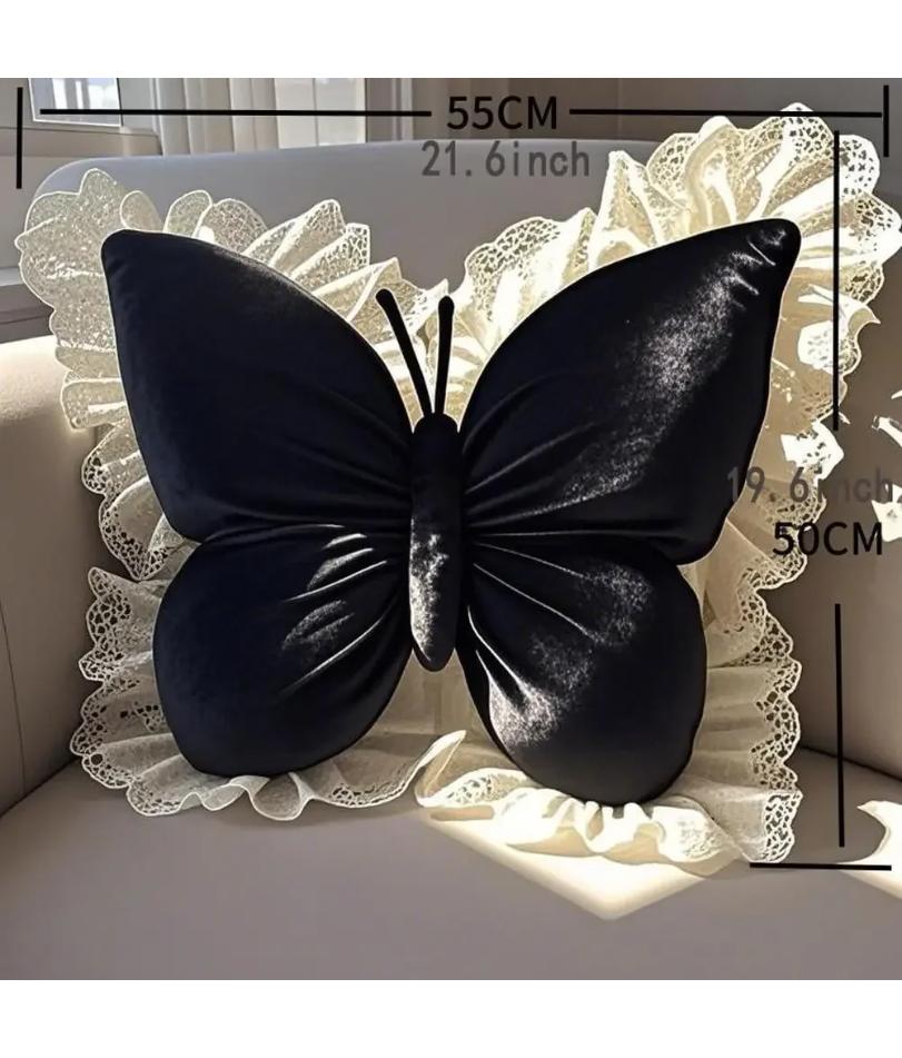 Cute Princess Butterfly Office Pillow Living Room Bow Bedroom Car Sofa Cushion Home New Pillow Room Home Garden Decor