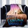 1pc, "Brave Moana 2 Adventure Blanket Perfect for Home Decor, Couch Cover, Outdoor Blankets, Gifts, Flannel Throw