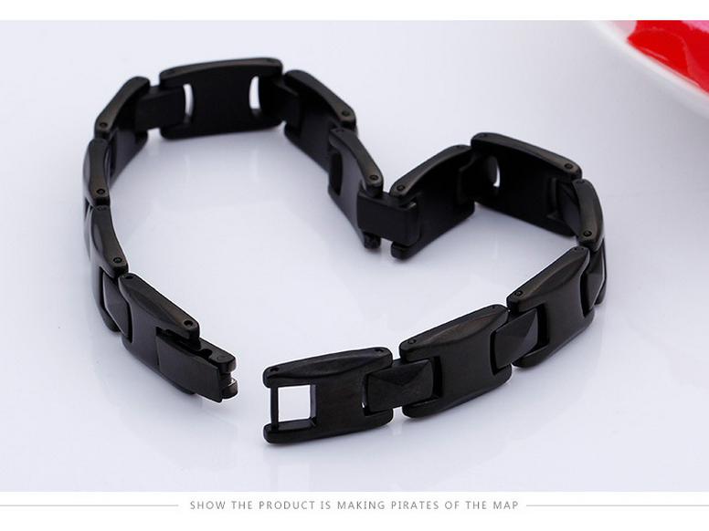 Klassisches Herren-Intergold-Titanstahlarmband