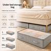 Under Bed Storage Organizer Heavy Duty Foldable Large Capacity With Handles for Seasonal Clothes Blankets Shoes
