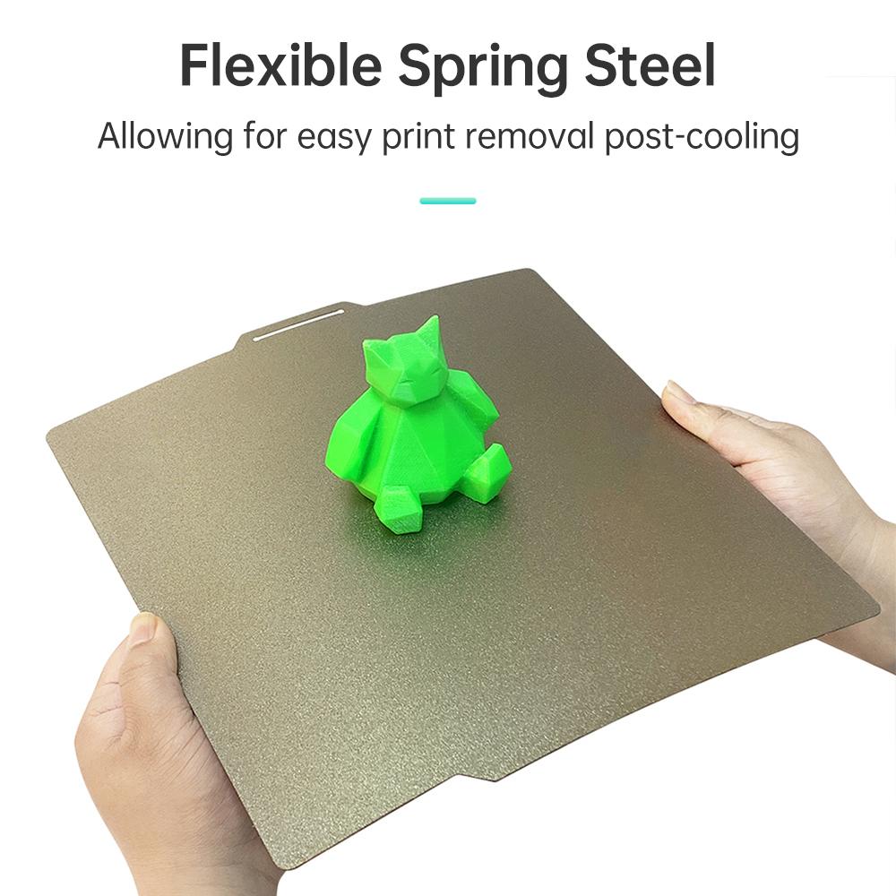 PEI Build Plate, Double Sided Textured PEI Magnetic Spring Steel Flexible Removable Build Print Mat, with Strong Adhesion Sy