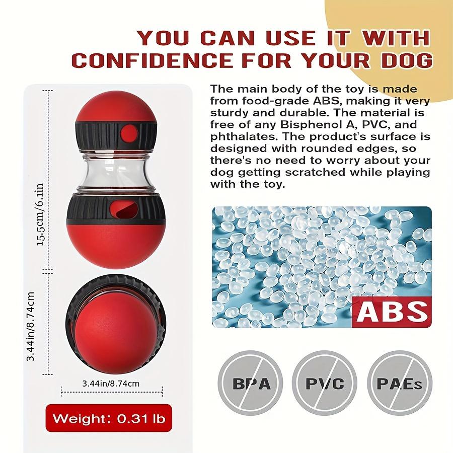 1 Stück Ellipsenbahn Rolling Ball Hundespielzeug Interaktives Spielzeug für langsames Füttern Futter verstecken Langlebiges interaktives Haustierspielzeug Heimtierbedarf