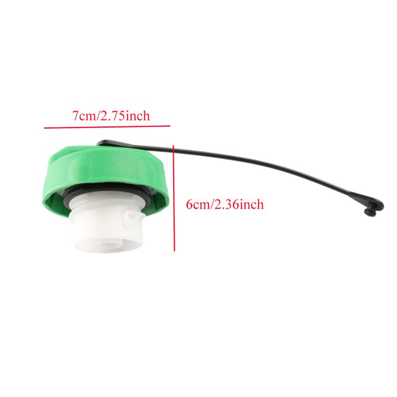 Bouchon de réservoir de carburant vert Remplacer 52013994AB pour Jeep Liberty Wrangler Dodge Ram 1500 2500 3500 4500 5500