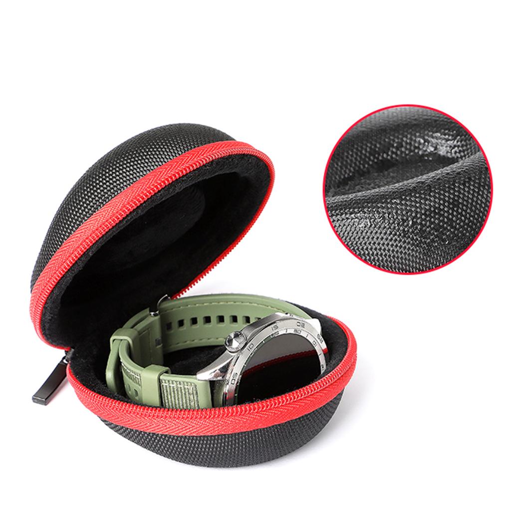 Tragbare Uhrenaufbewahrungsbox Wasserdicht Einzigartige Reise-Tragetasche Tasche mit weicher Fütterung Passend für Smartwatch Armbanduhr Box