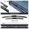 Compatible Frameless Wiper for FAW Bestune B70 21-23, Car-Specific Rubber Strip Accessory.