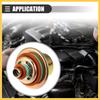 Fuel Injection Pressure Regulator, Fuel Pressure Regulator Gas, for Jeep Wrangler 1991-1995, Metal, with Ring, 12460604, Bronze Tone Auto Replacement