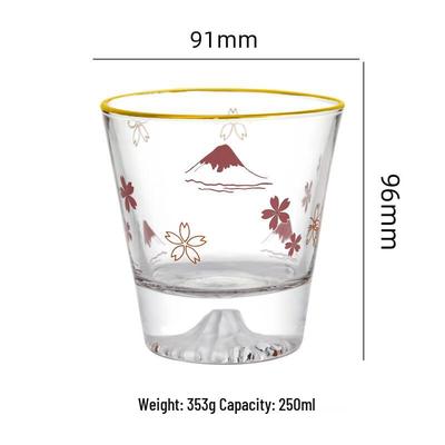 Shangqi Eisberg Goldrand Glasbecher