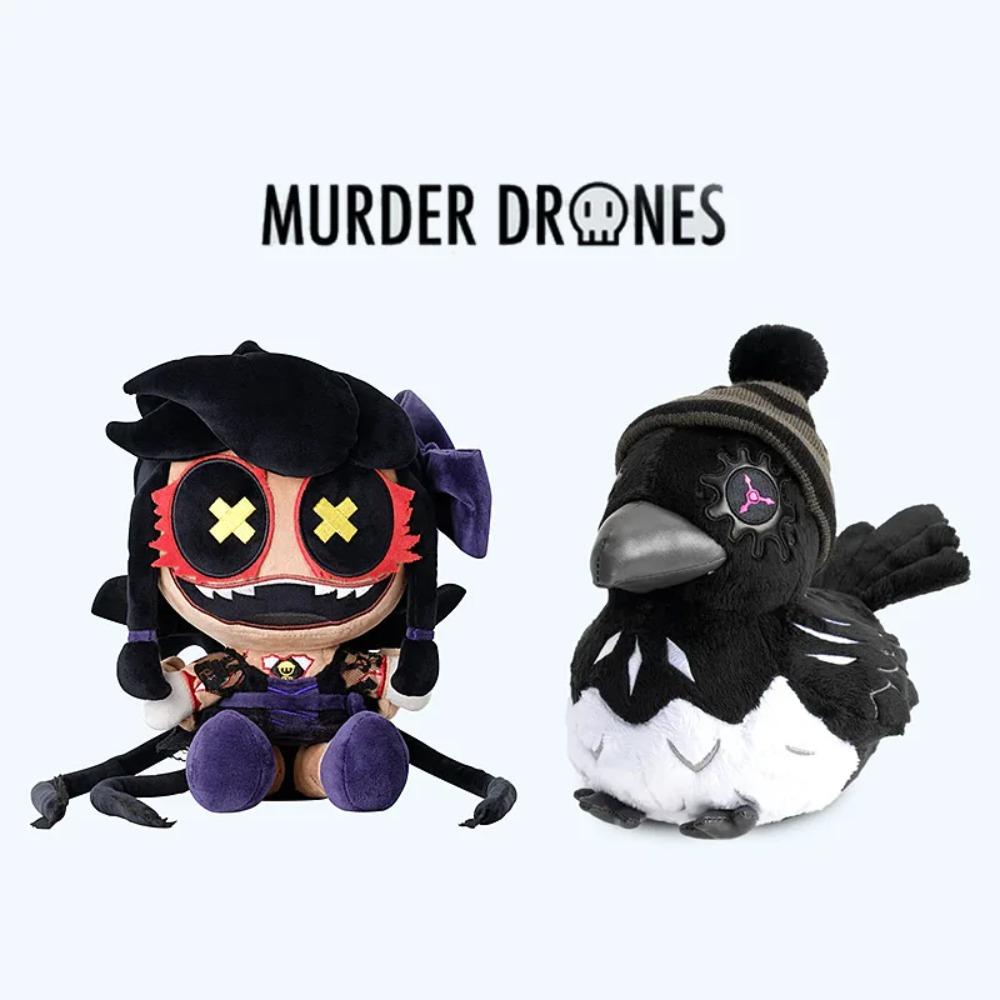 Oficiální plyšová hračka Cyn Uzi z Murder Drones Glitch Autentický anime doplněk Plyšový přívěsek Sběratelská panenka Pro fanoušky anime her