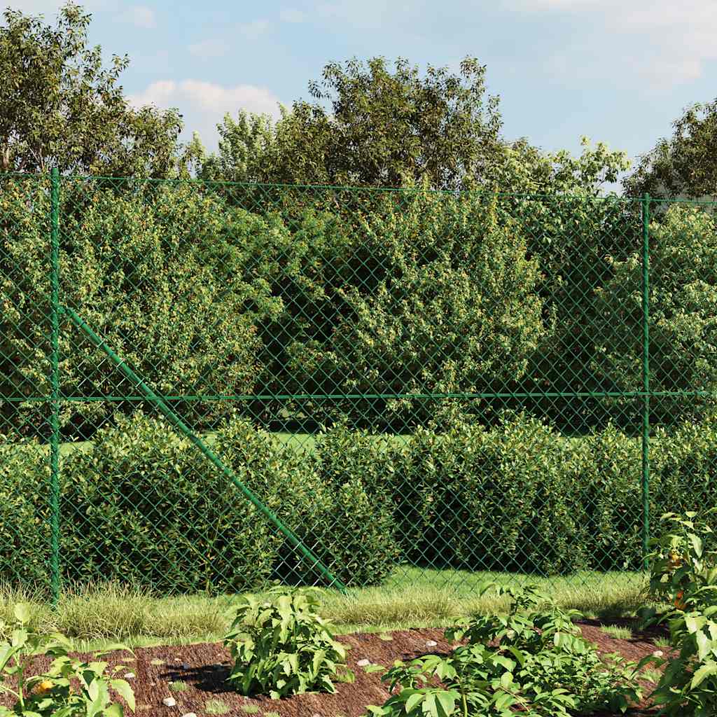 Vidaxl Ogrodzenie Z Siatki, Zielone, 1,6X10 M