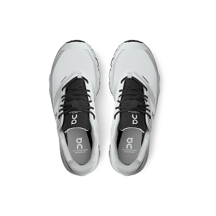 ON Cloudventure Wodoodporne Glacier Damskie Sneakersy Białe Czarne 32.99247