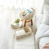 Handmade Cotton Rope Storage Basket Desktop Organizer Multi-Purpose Woven Box Set for Home Bathroom Office Open Top Stackable Containers