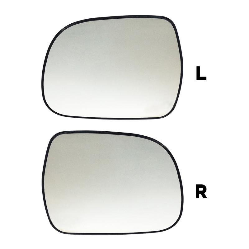 Rear View Mirror Glass Passenger/Driver Side Door Rear View Side Door Mirror Glass Easy Installation for RX 2003-2008