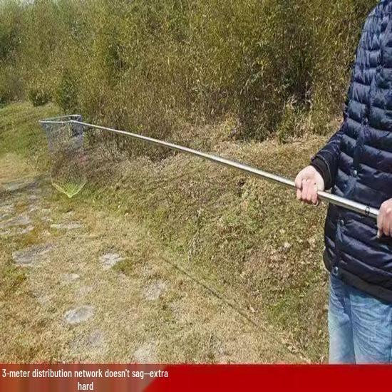 Telescopic Poultry Catching Net for Chickens, Ducks, Geese, and Pigeons