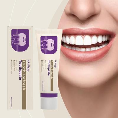 Pasta de Dente Refrescante Clareadora Hálito Fresco Remoção Intensiva de Manchas Dor Sensível Clareadora Dente Cuidado Bucal Pasta de Dente