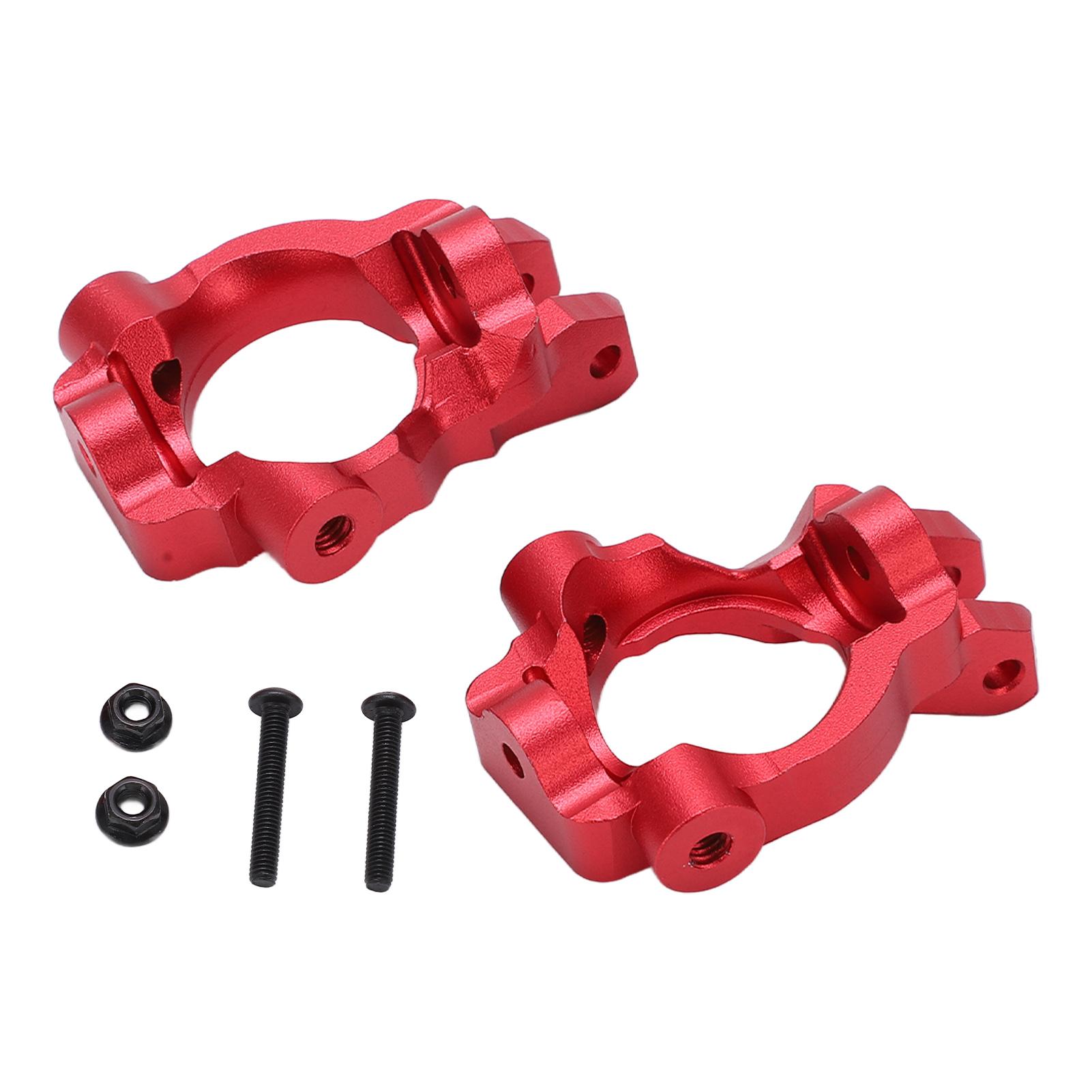 

2PCS Metal Front C Hubs Caster Blocks Spindle Carrier for Losi Lasernut U4 110 RC CarRed