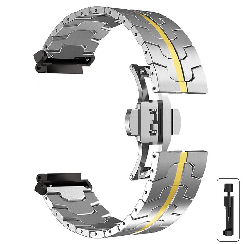 Luxucy Stianless Steel Strap For Amazfit T-rex 3/2 Trex Pro Watch Metal Band Correa For Huami Amazfti TRex Watchband Accessories