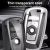 TPU Soft Car Transparent Key Case Remote Control Protect Cover For BMW X3 X4 G02 G05 X5 G07 X7 G30 G12 G11 G32 G31 5 7 Series I8 I12 I15 G01
