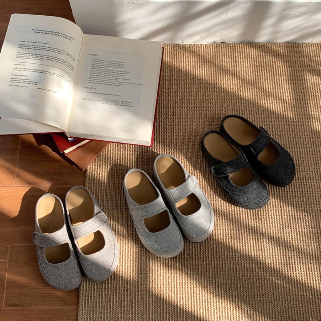 Spring new half-drag single shoes women's Korean version outside wear high-end Muller shoes comfortable thick-soled heightening Boken casual shoes