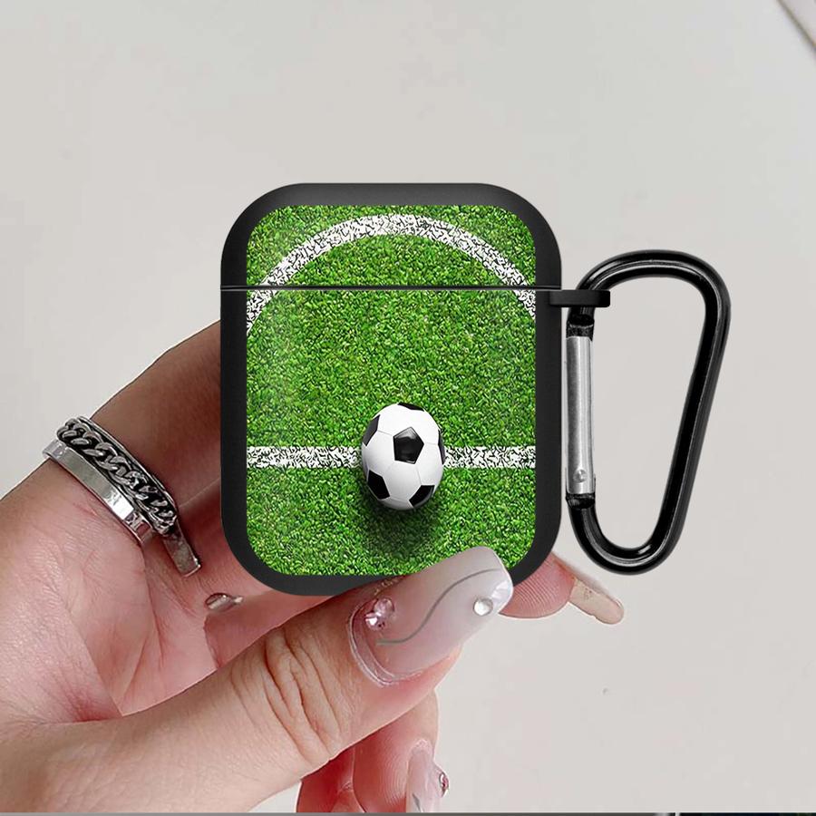 Football Field Pattern Earphone Cases Cover Case For Airpods Pro2 Pro3 3 Pro 2 1 4