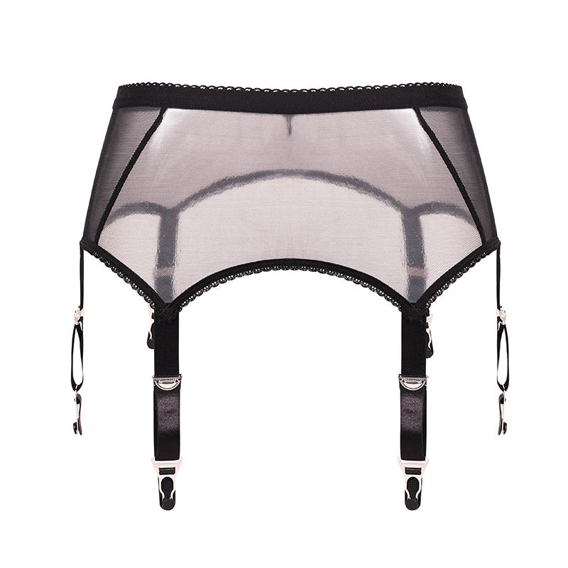 Moody Aesthetic Metal Clip Suspender Harness For Womens Hosiery Seductive Intimate Wear High Shine Surface Wedding Costumes Pole Dance Enticing look