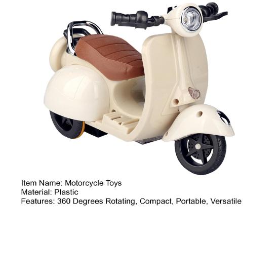 Motorcycle Toys Car Desktop Ornaments 360 Degree Fun Rotating Tires Toy Children's Entertainment Family Gifts