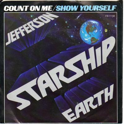 7inch Record JEFFERSON STARSHIP - Count On Me / Show Yourself FB11196 Grunt 1978 US Rock Used