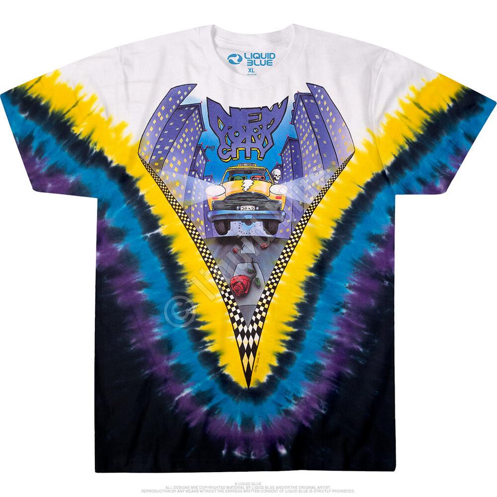 

Футболка унисекс Grateful Dead Taxi Madison Sqr Ny City Tie Dye Garcia Lesh S