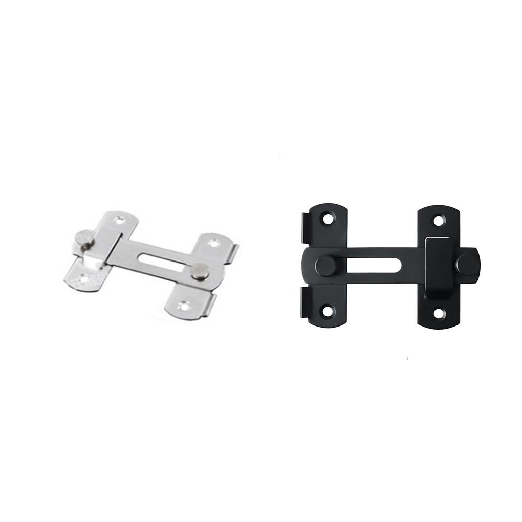 Stainless Steel Gate Latch Portable Detachable Anti-lost Anti-corrosive Household Restaurant Cafe Bedroom Door Lock Hardware