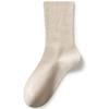 Mulberry Silk Women's Mid-calf Socks, Thickened Autumn and Winter Pile Socks, Loose Boneless Sleeping Socks, Postpartum Socks