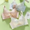 European & American Style Wireless Push-Up Lace Bra with Side Support - Comfortable & Breathable Women's Underwear