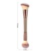 1Pcs Professional Cosmetics Make Up Tool Double-head Multifunctional Shadow Highlight Blush Eyebrow Eyelash Beauty Brush